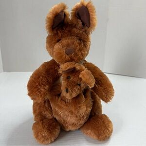 Kohl's Cares for Kids Mother Kangaroo With Baby Joey 11” Soft Brown Fur
